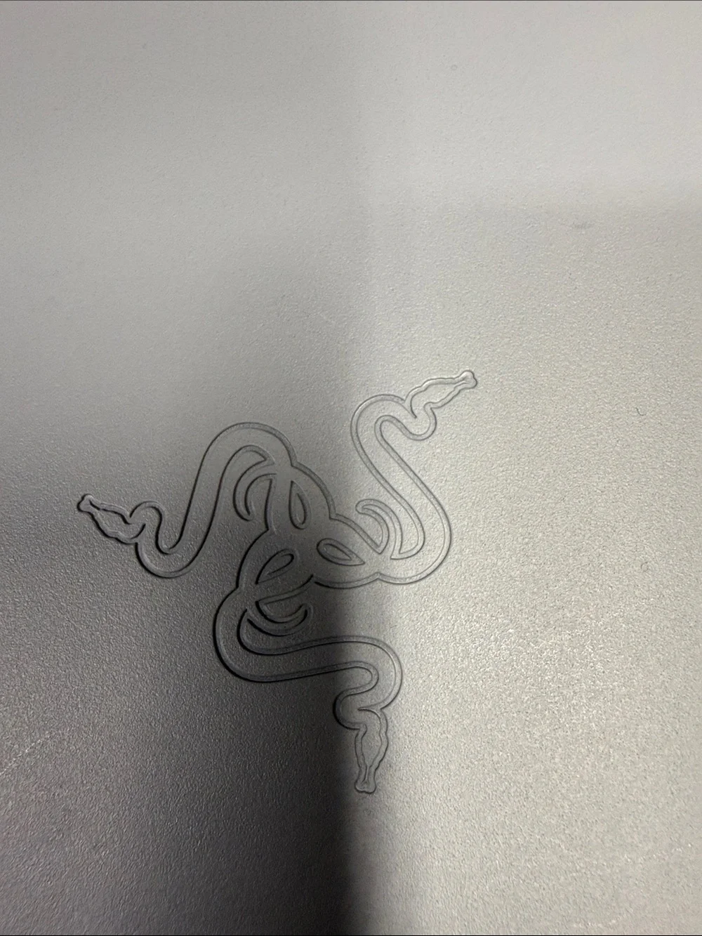 Razer Grey Laptop Top Case Cover with Subtle Logo